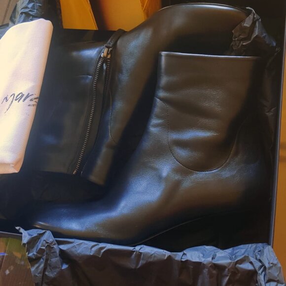 MARSÈLL Ankle boots in Black Leather, Made in Milan, Italy - Picture 6 of 8